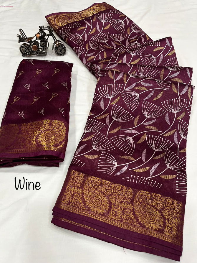 Wow Flower Printed Non Catalog Sarees